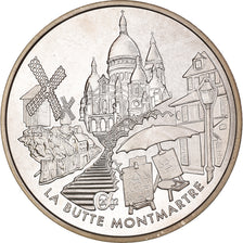 France, 1-1/2 Euro, Montmartre, 2002, Paris, Proof / BE, MS(65-70), Silver