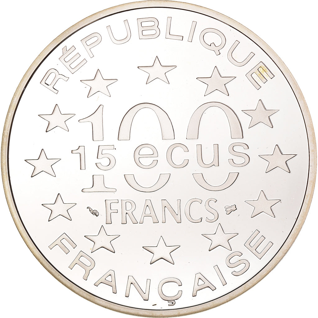 Coin, France, Place Saint-Marc, Monuments et Sites d'Europe, 100 Francs-15 Ecus