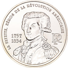 France, Lafayette, 1/4 Euro, 2007, Paris, MS(65-70), Silver, KM:1419
