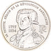 France, Lafayette, 1/4 Euro, 2007, Paris, MS(65-70), Silver, KM:1419