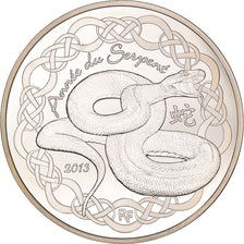 Frankreich, Monnaie de Paris, 10 Euro, Année du serpent, 2013, Paris, Proof