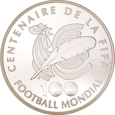 France, 1-1/2 Euro, Centenaire de la Fifa, 2004, Paris, BE, MS(65-70), Silver