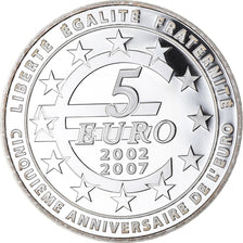 France, Semeuse, 5 Euro, 2007, Paris, FDC, Argent, KM:1523