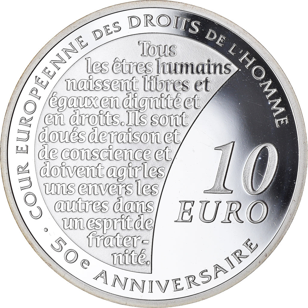 Francia, Semeuse, 10 Euro, 2009, Paris, Proof, FDC, Argento