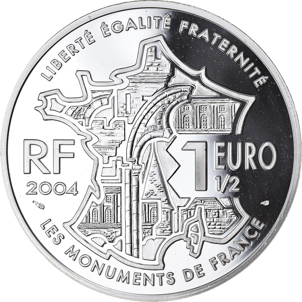 France, 1-1/2 Euro, Avignon, 2004, Paris, Proof, MS(65-70), Silver, KM:1364