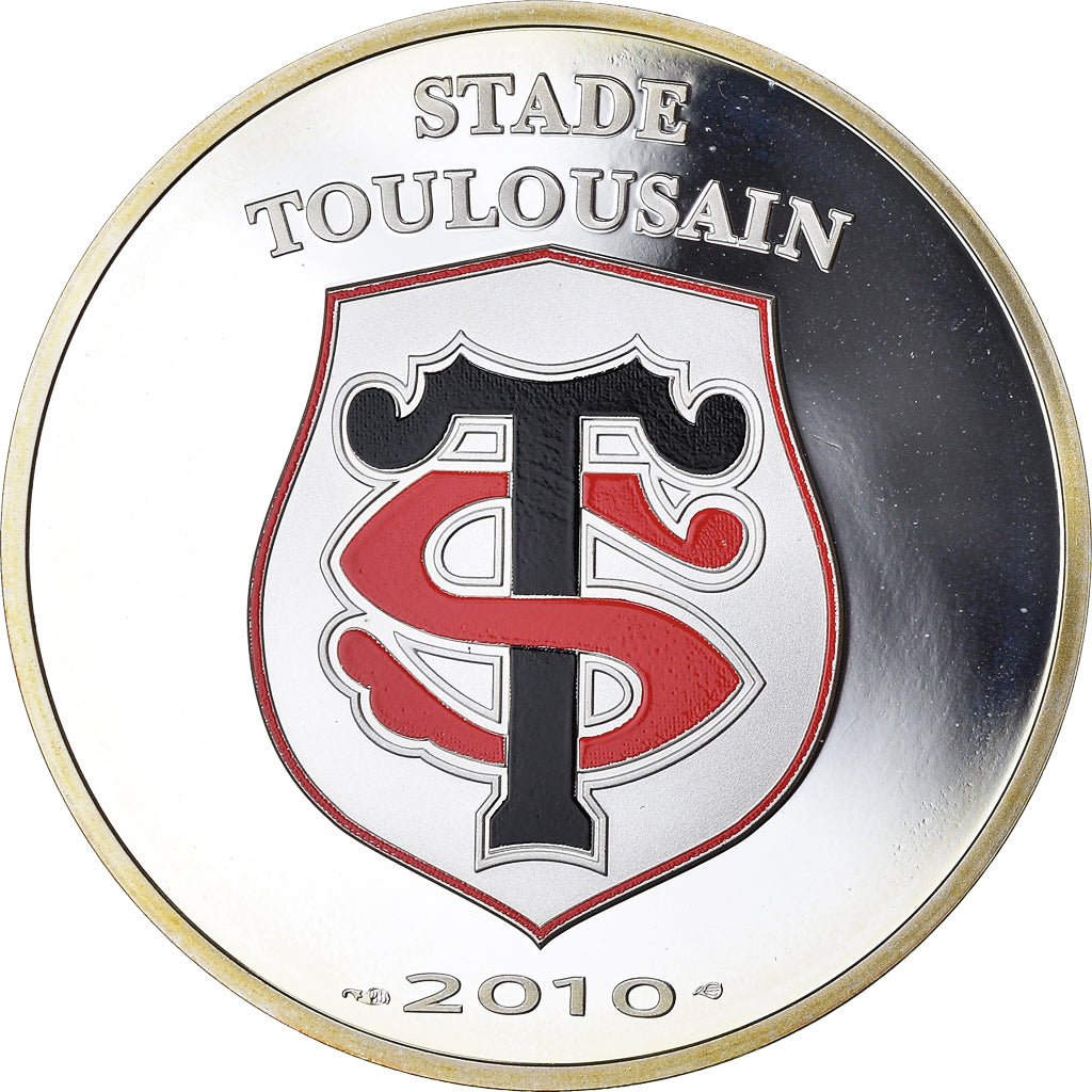 Francja, Monnaie de Paris, 10 Euro, Stade Toulousain, 2010, Paris, Proof