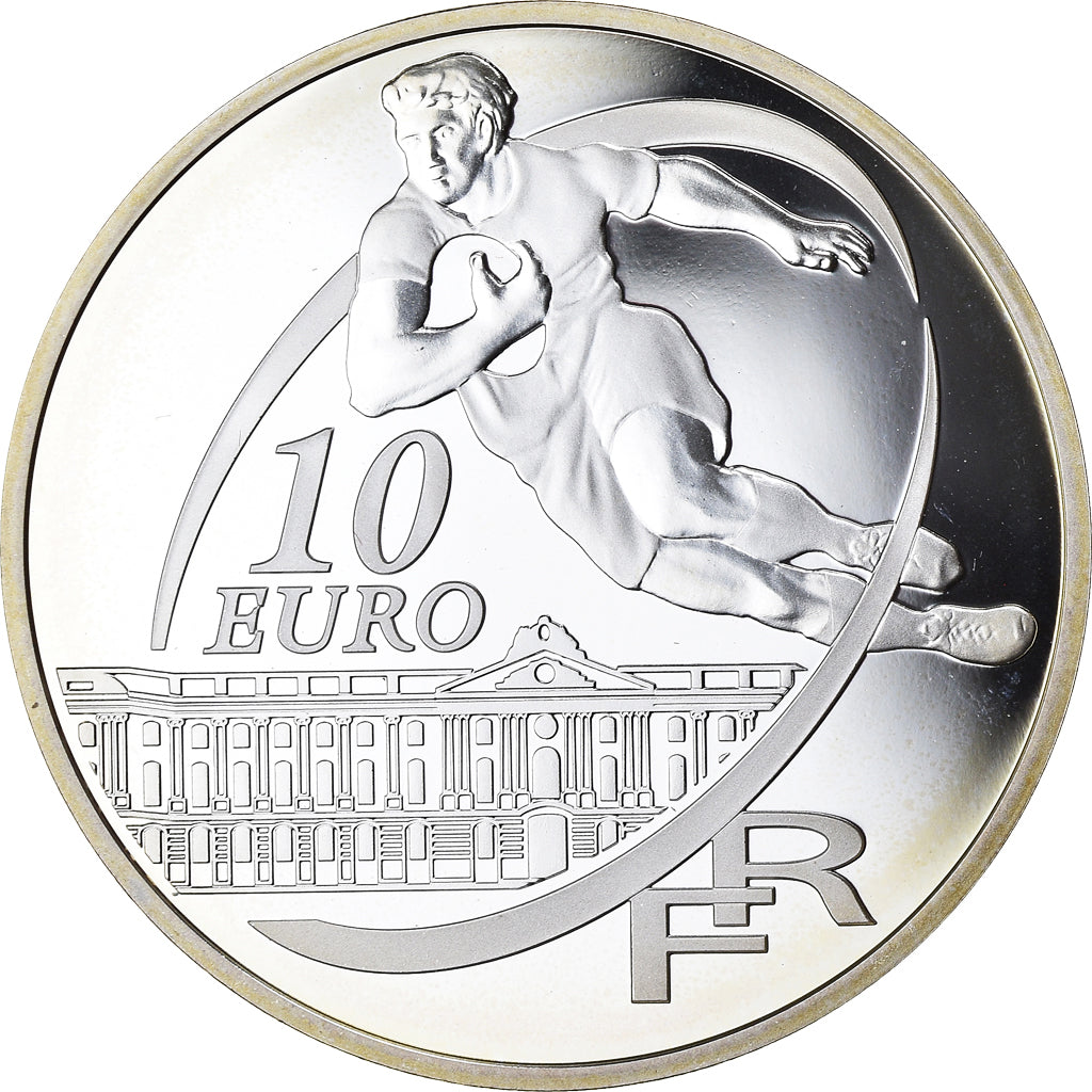 Francja, Monnaie de Paris, 10 Euro, Stade Toulousain, 2010, Paris, Proof