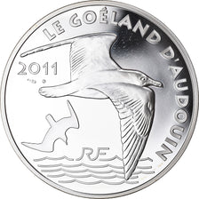 France, Monnaie de Paris, 10 Euro, WWF - Le Goéland d'Audouin, 2011, Paris, BE