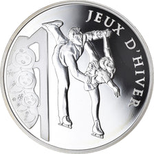 Francja, Monnaie de Paris, 10 Euro, JO 2014 Patinage artistique, 2011, Paris