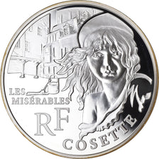 France, 10 Euro, Cosette, 2011, Paris, BE, FDC, Argent, KM:1827