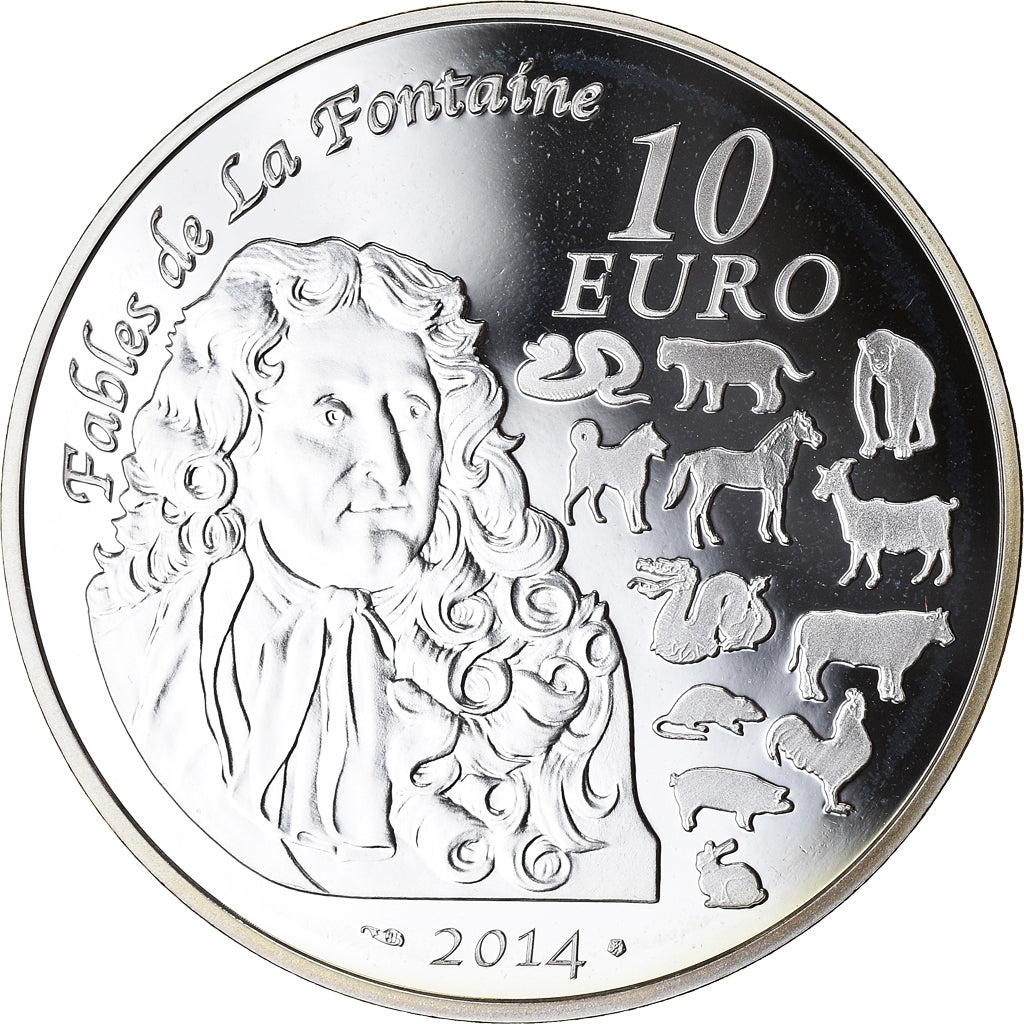 France, Monnaie de Paris, 10 Euro, Année du Cheval, 2014, Paris, Proof, FDC