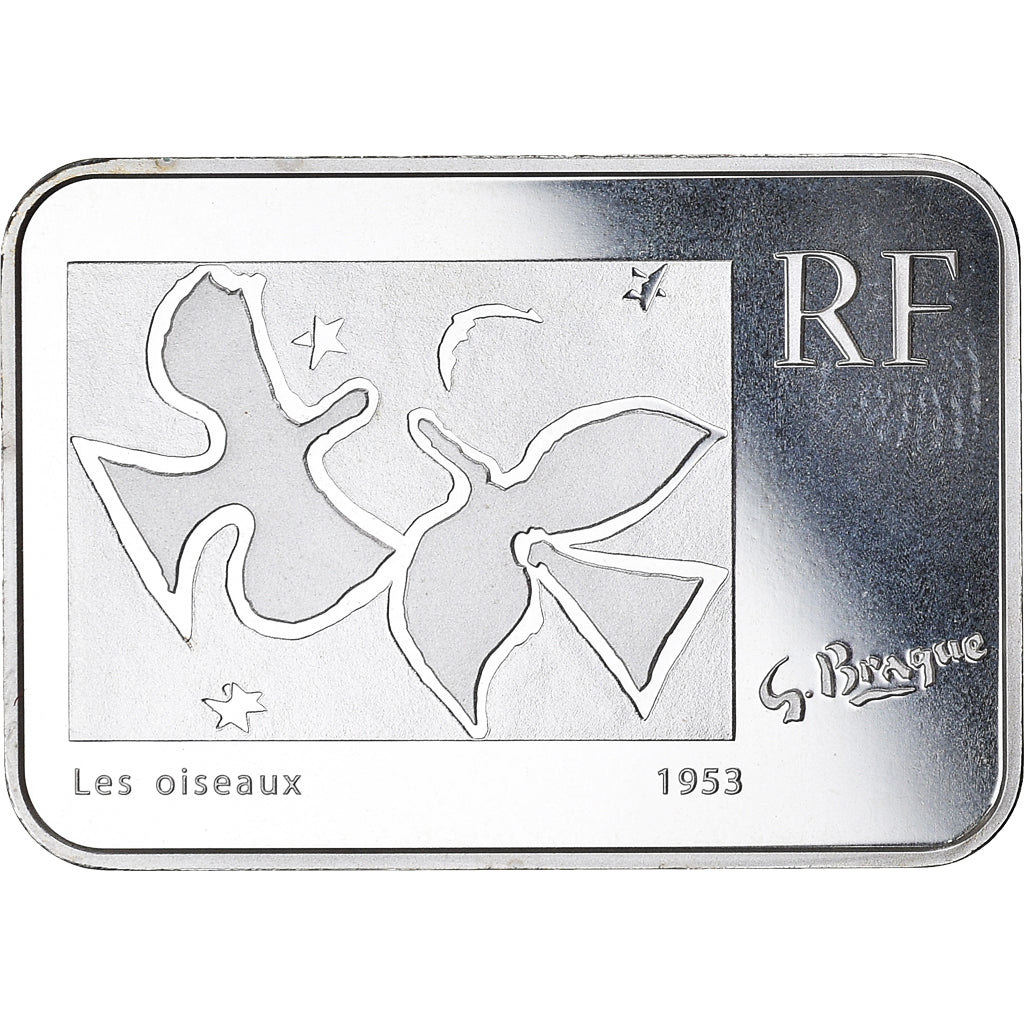 Francia, Monnaie de Paris, 10 Euro, Georges Braque, 2010, Paris, Proof, FDC