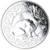 Frankreich, Monnaie de Paris, 5 Euro, Year of the Rabbit, 2011, Paris, Proof