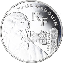 Francia, 1-1/2 Euro, Paul Gauguin, 2003, Paris, BE, FDC, Argento, Gadoury:EU68