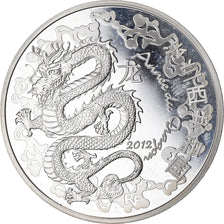 Frankreich, Monnaie de Paris, 10 Euro, Year of the Dragon, 2012, Paris, Proof