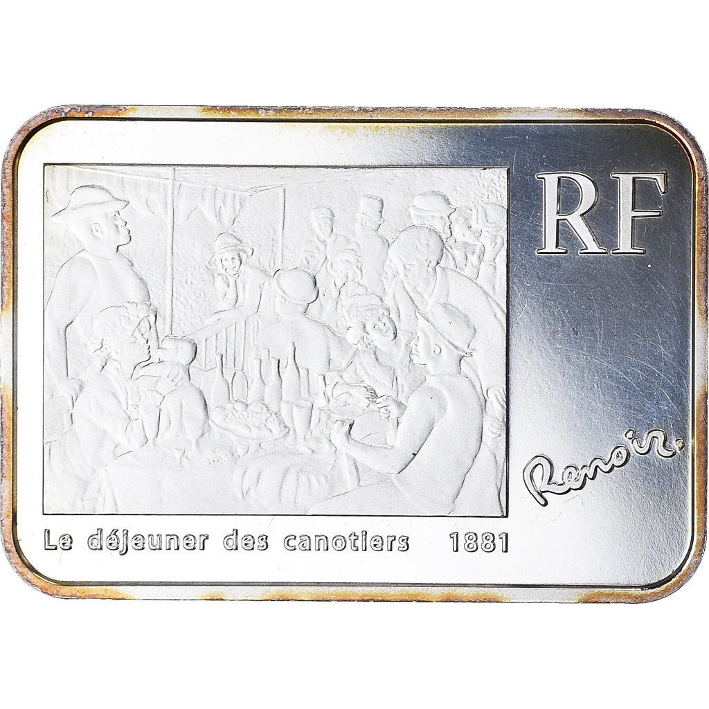 France, 5 Euro, Auguste Renoir, 2009, Paris, MS(65-70), Silver, KM:1643