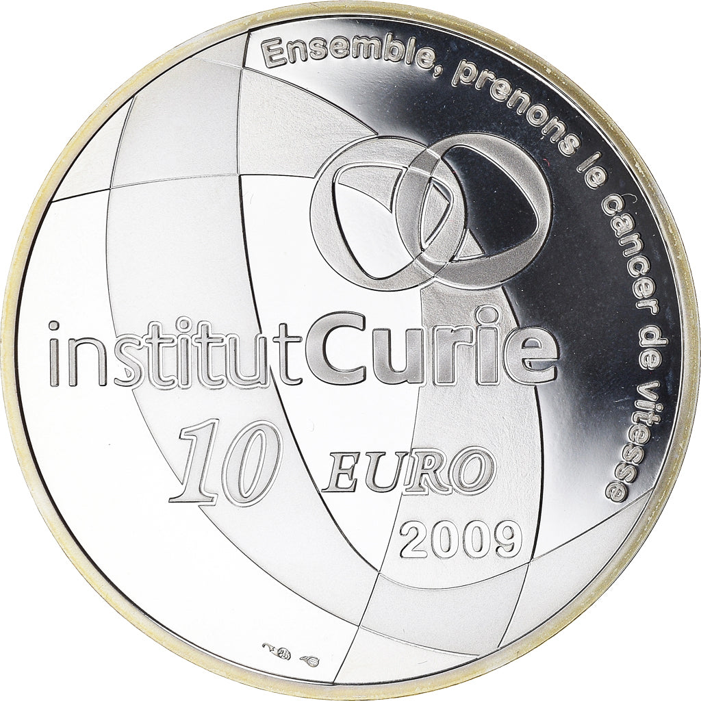 France, 10 Euro, Institut Marie Curie, 100 Ans, 2009, Paris, BE, FDC, Argent