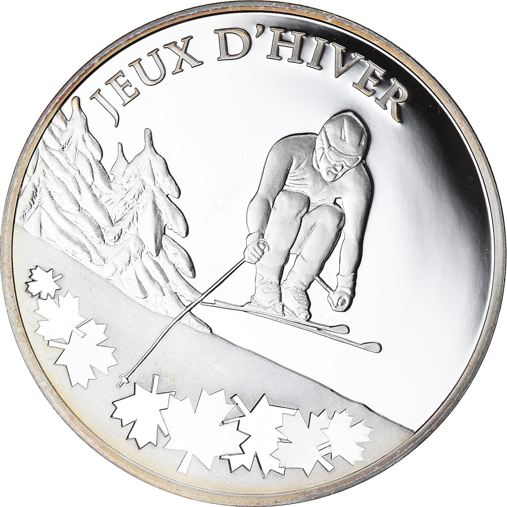 France, Alpine skiing, 10 Euro, 2009, MS(65-70), Silver, Gadoury:EU384, KM:1634