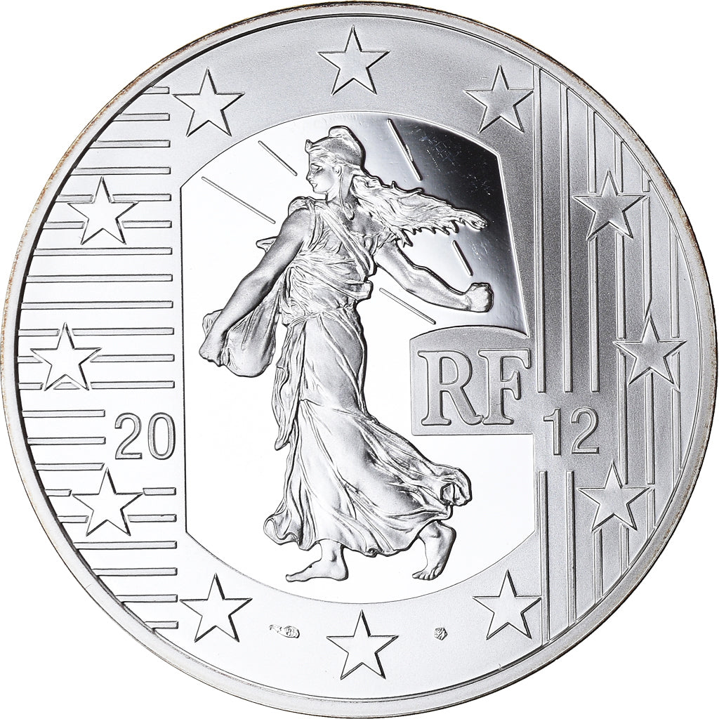 France, Monnaie de Paris, 10 Euro, Semeuse, 2012, Paris, FDC, Argent, KM:1889
