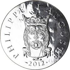 Francia, Monnaie de Paris, 10 Euro, Philippe II Auguste, 2012, Paris, FDC