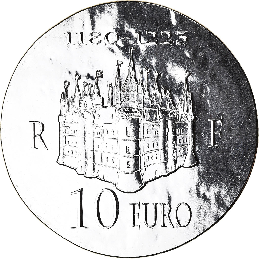 Francia, Monnaie de Paris, 10 Euro, Philippe II Auguste, 2012, Paris, FDC