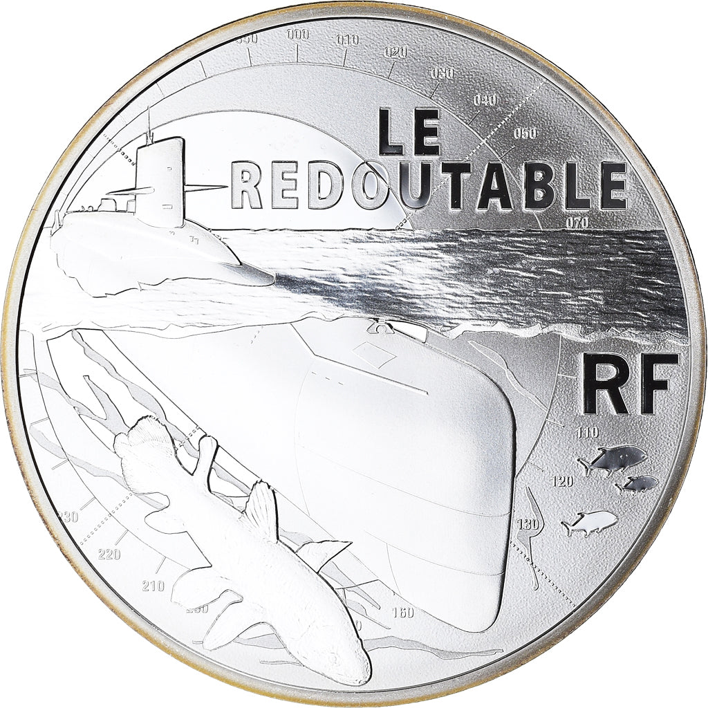 França, Monnaie de Paris, 10 Euro, Le Redoutable, 2014, Paris, Proof