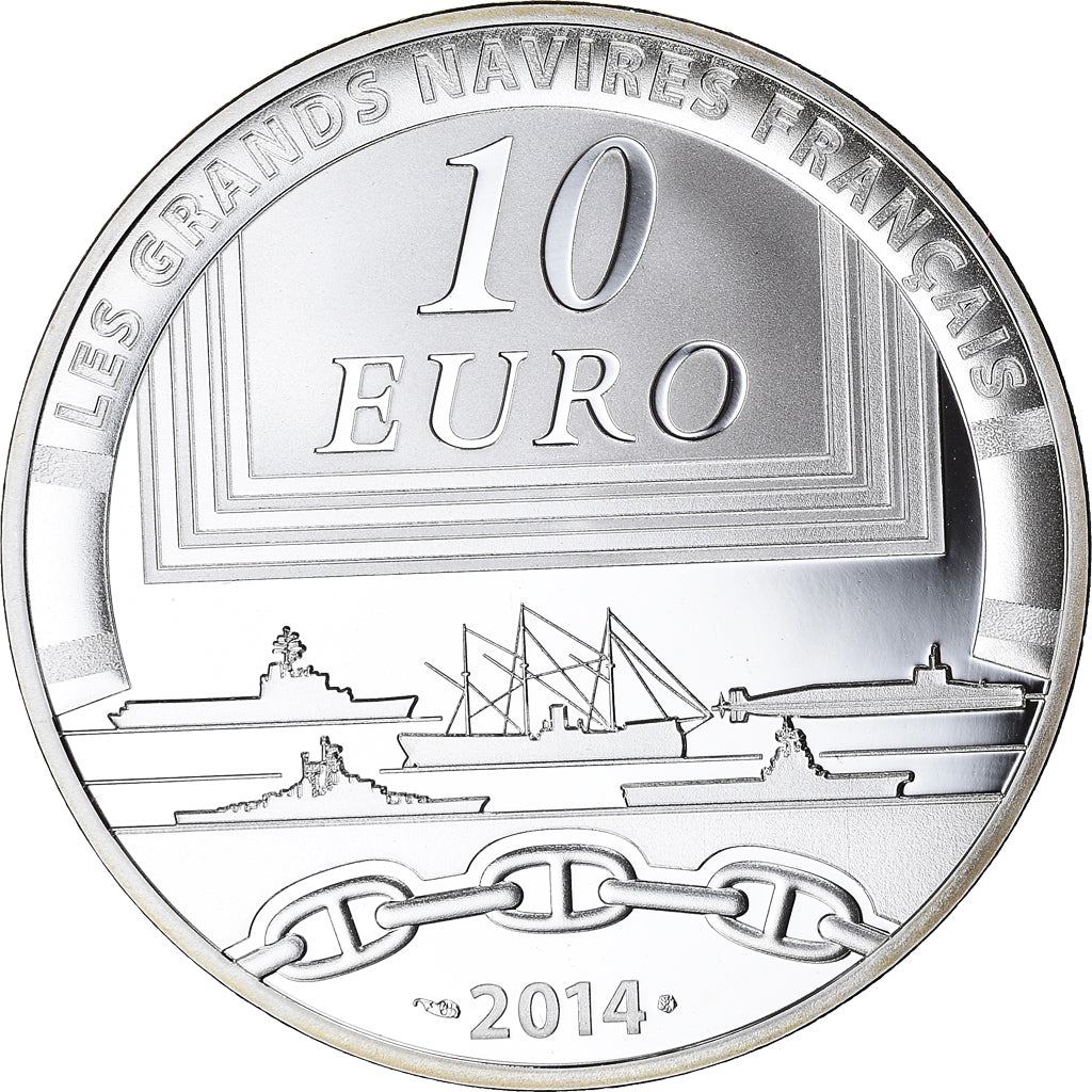 França, Monnaie de Paris, 10 Euro, Le Redoutable, 2014, Paris, Proof