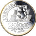 France, 1-1/2 Euro, Grand Armada de Rouen, 2008, Paris, MS(65-70), Silver