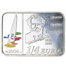 France, Monnaie de Paris, 1/4 Euro, Edouard Manet, 2008, Paris, Proof, FDC