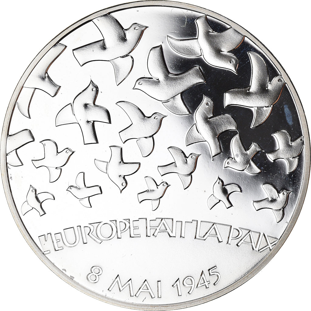 France, 1-1/2 Euro, End of the Second World War, 2005, Paris, Proof, MS(65-70)