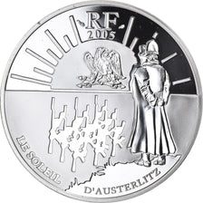 France, 1-1/2 Euro, Battle of Austerlitz, 2005, Paris, Proof, FDC, Argent