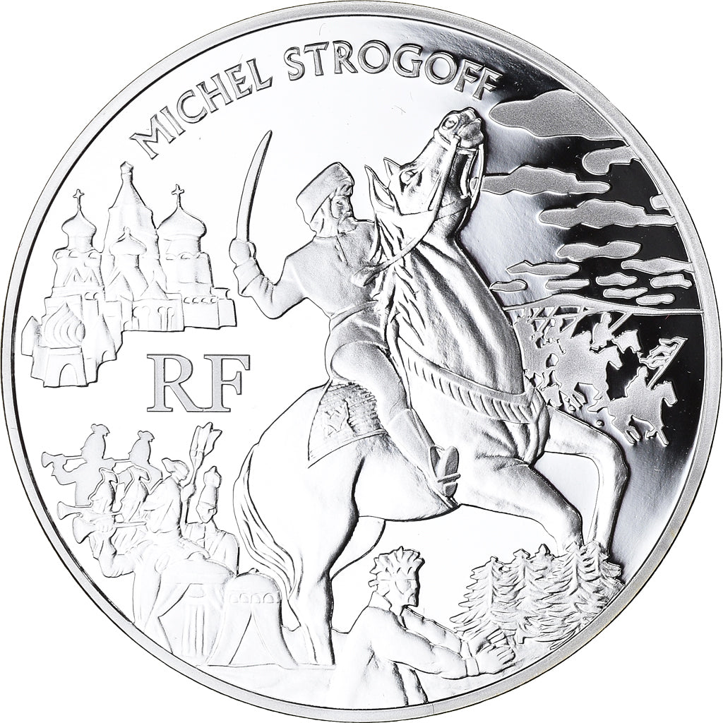 França, 1-1/2 Euro, Jules Verne - Michel Strogoff, 2006, Paris, BE, MS(65-70)