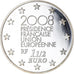 France, Europa, 1-1/2 Euro, 2008, Paris, BE, MS(65-70), Silver, Gadoury:EU300
