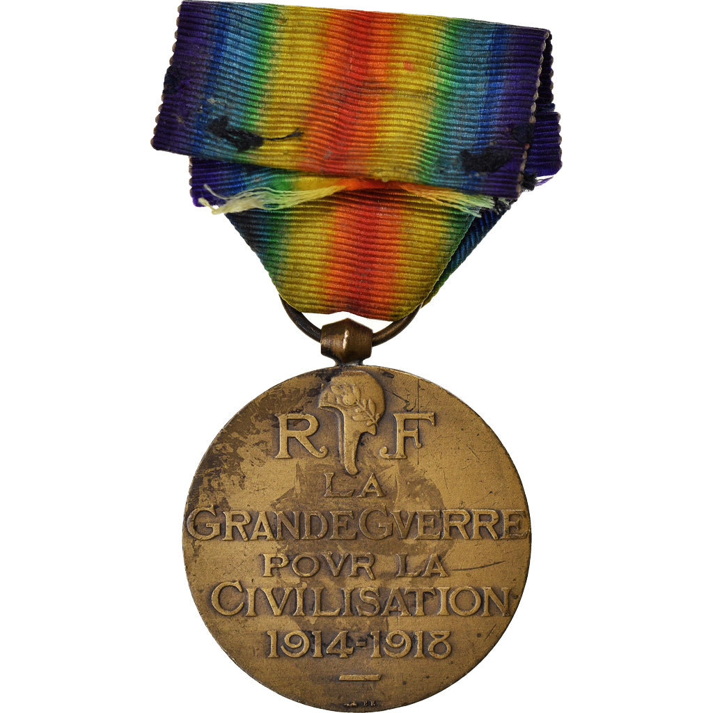 France, La Grande Guerre pour la Civilisation, WAR, Medal, 1914-1918, Very Good
