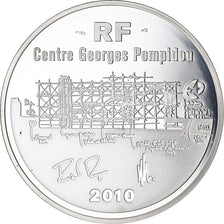 Francia, Monnaie de Paris, 10 Euro, Centre Pompidou, 2010, Paris, Proof / BE