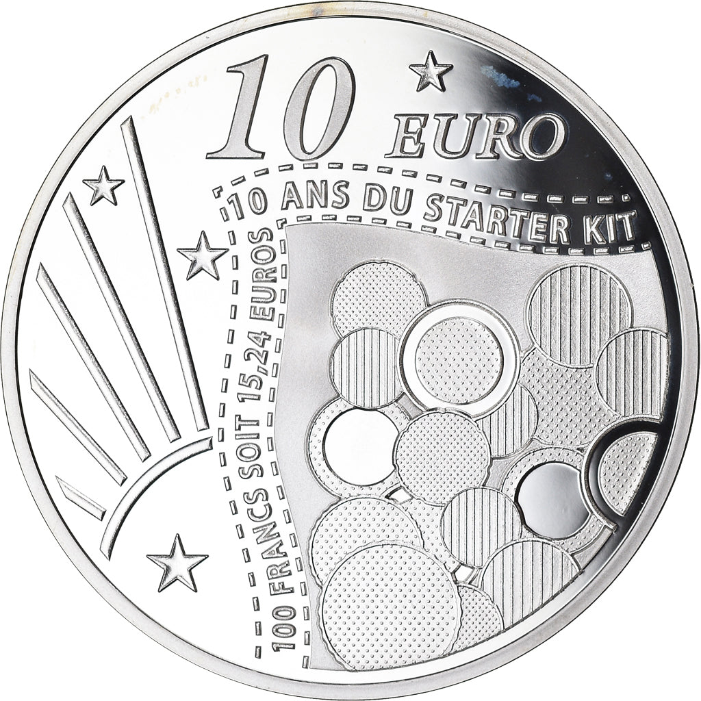 France, Semeuse, 10 Euro, 2011, Paris, Proof, MS(65-70), Silver