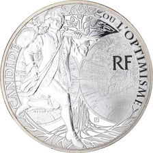 Francia, Monnaie de Paris, 10 Euro, Candide, 2014, Paris, BE, FDC, Argento