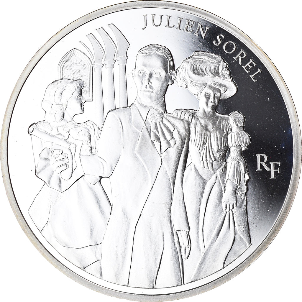 Frankrijk, Parijse munten, 10 Euro, Julien Sorel, 2013, Paris, Proof, FDC