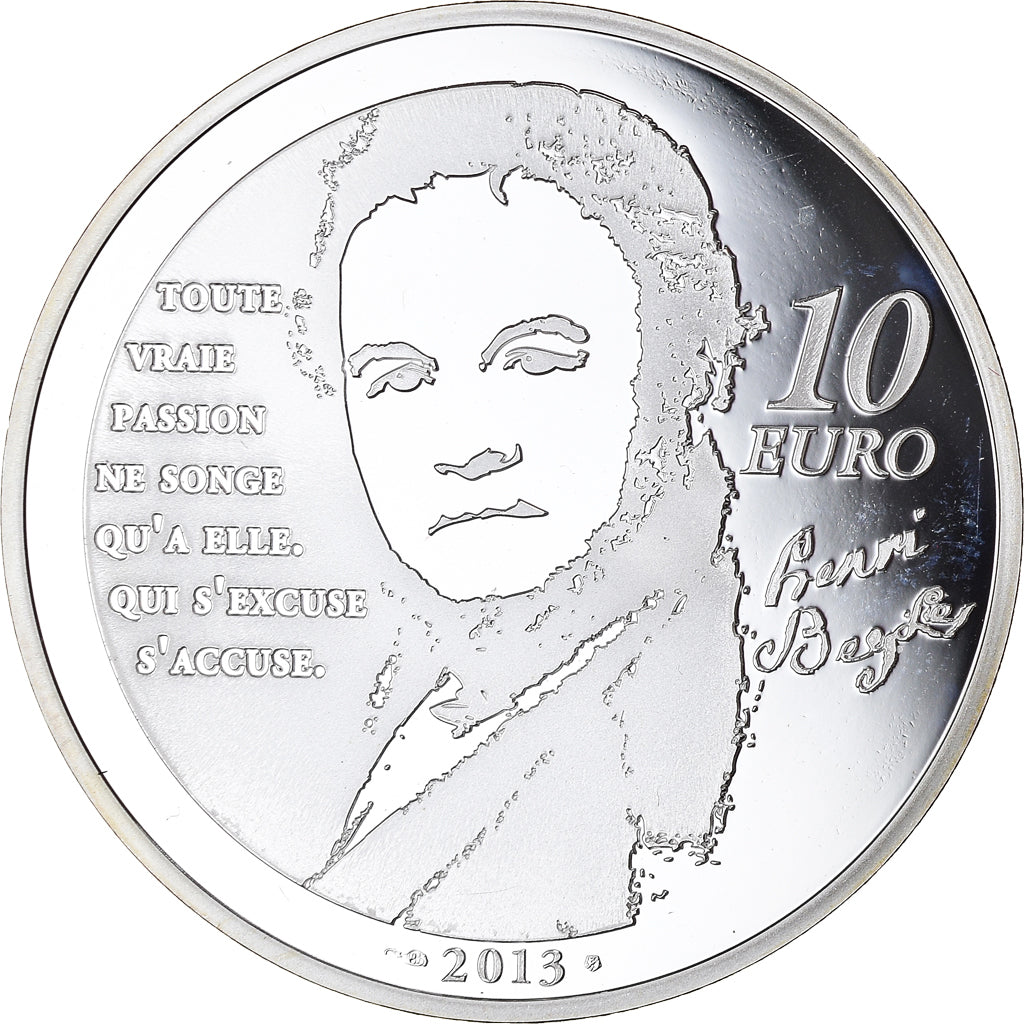 Frankrijk, Parijse munten, 10 Euro, Julien Sorel, 2013, Paris, Proof, FDC