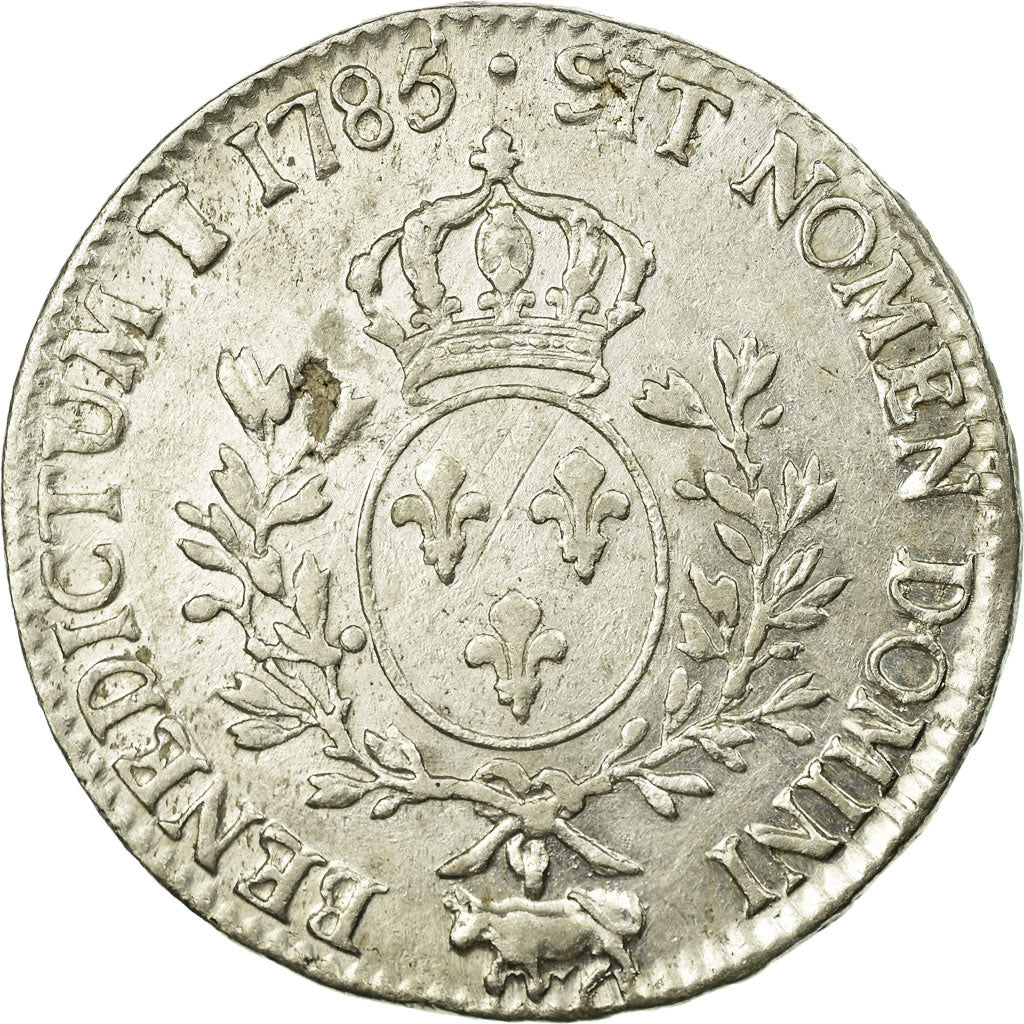 Münze, Frankreich, Louis XVI, Écu de Béarn aux branches d'olivier, Ecu, 1785