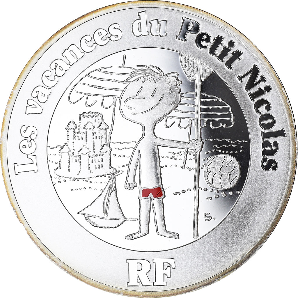 Francja, Monnaie de Paris, 10 Euro, Les Vacances du Petit Nicolas, 2014, Paris