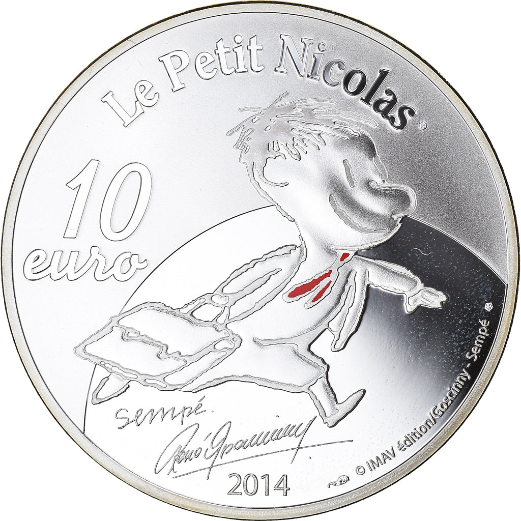 Frankrijk, Parijse munten, 10 Euro, La Rentrée du Petit Nicolas, 2014, Paris