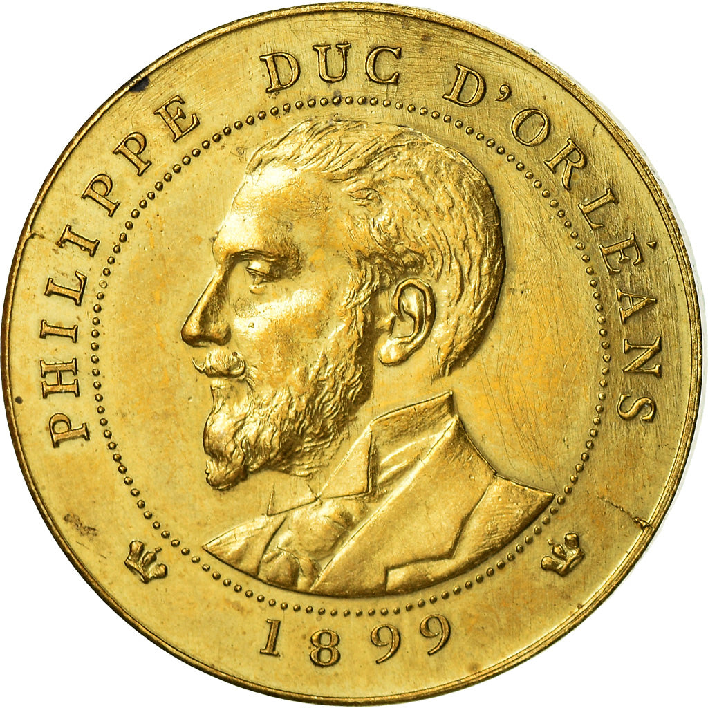 Francia, Jeton, Troisième République, Philippe Duc d'Orléans, 1899, SPL-