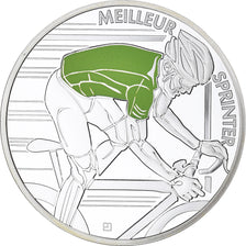 Francia, Monnaie de Paris, 10 Euro, Tour de France Maillot vert, 2013, Paris