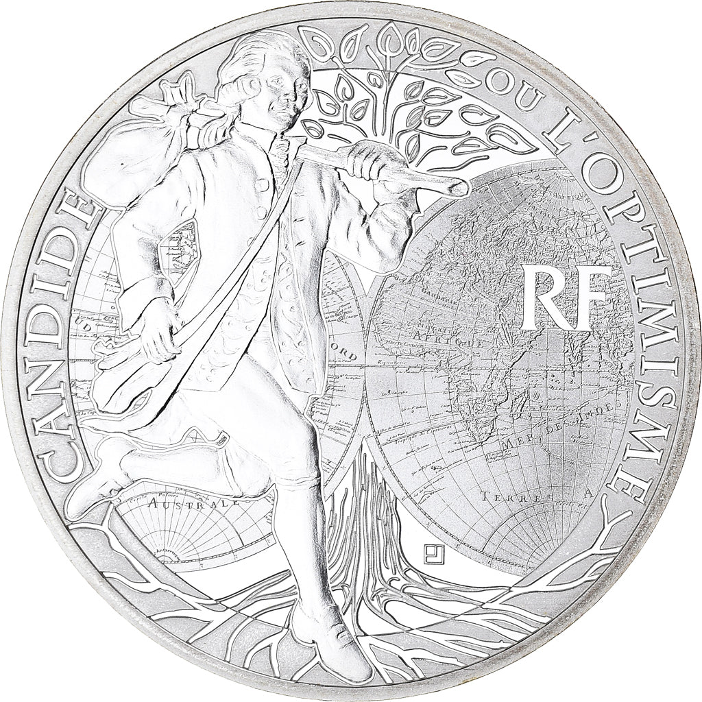 Frankreich, Monnaie de Paris, 10 Euro, Candide, 2014, Paris, Proof, STGL, Silber