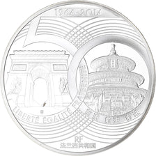 França, Monnaie de Paris, 10 Euro, Relations Franco-Chinoises, 2014, Paris, BE
