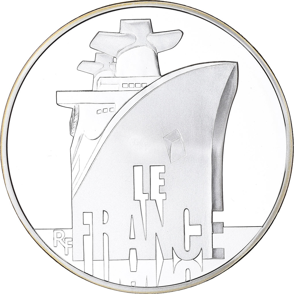 France, Monnaie de Paris, 10 Euro, Le France, 2012, Paris, Proof, MS(65-70)