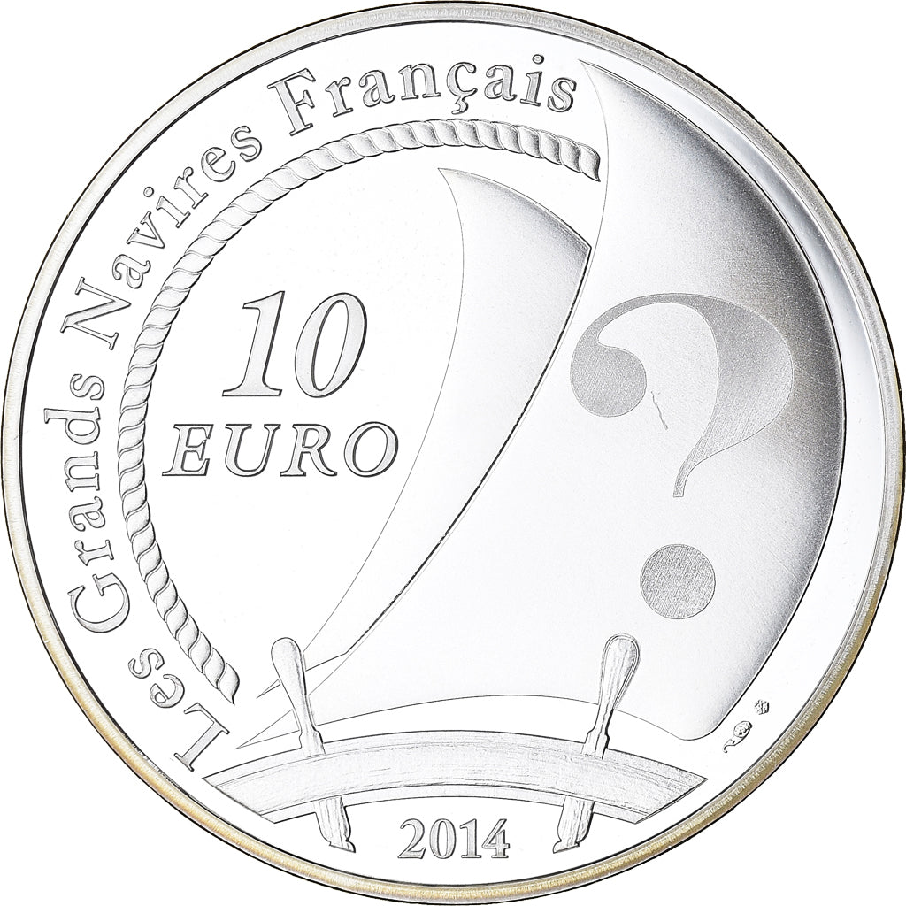 Francia, Monnaie de Paris, 10 Euro, Le Pourquoi pas ?, 2014, Paris, Proof, FDC