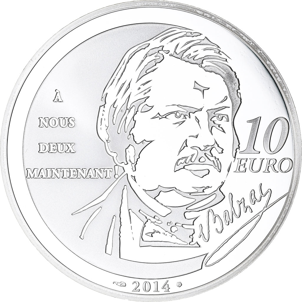Francia, Monnaie de Paris, 10 Euro, Eugène de Rastignac, 2014, Paris, BE, FDC