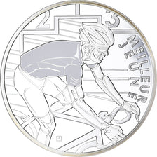 Francja, Monnaie de Paris, 10 Euro, Tour de France Maillot blanc, 2013, Paris